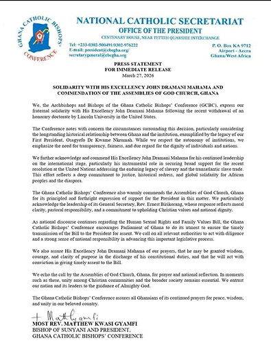Press statement document